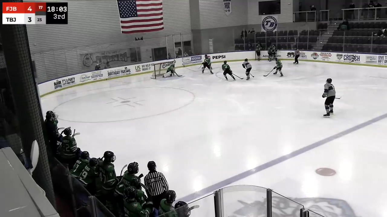 Riley Furbeck's Game-Tying Goal: Tampa Bay Juniors Highlight