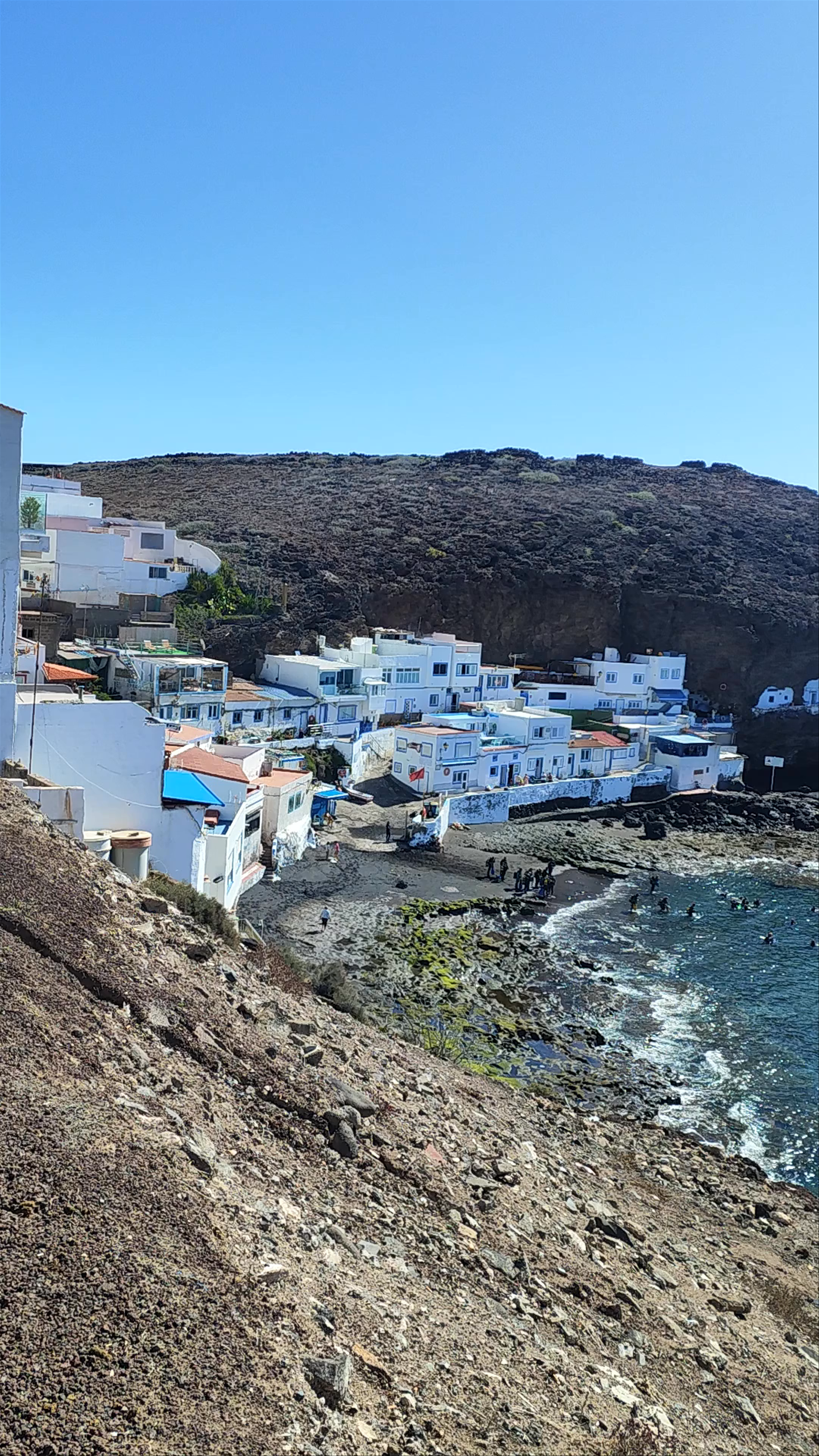 Coastal Serenity at Rampa, Paseo de Bajamar, Tufia, Canary Islands