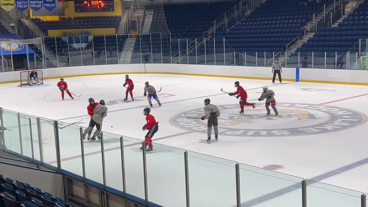 Taegan Beuchler's Impressive Open Ice Hit - Victory Honda 14U AAA