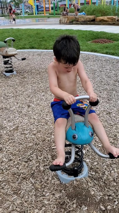 Riverside Park - Springy toys - Playgrounds Near Me - Rushville, Indiana