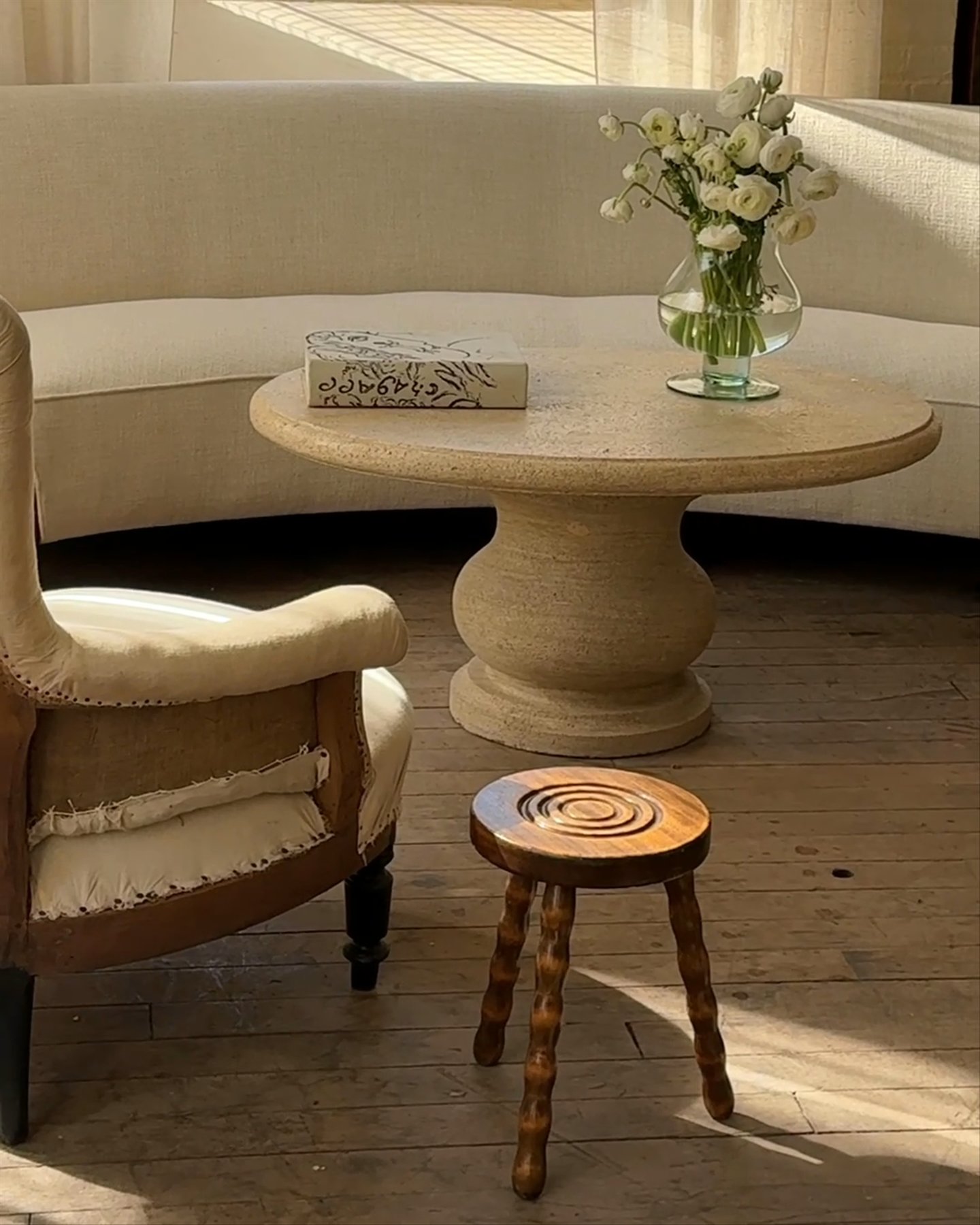 French Tripod Stool