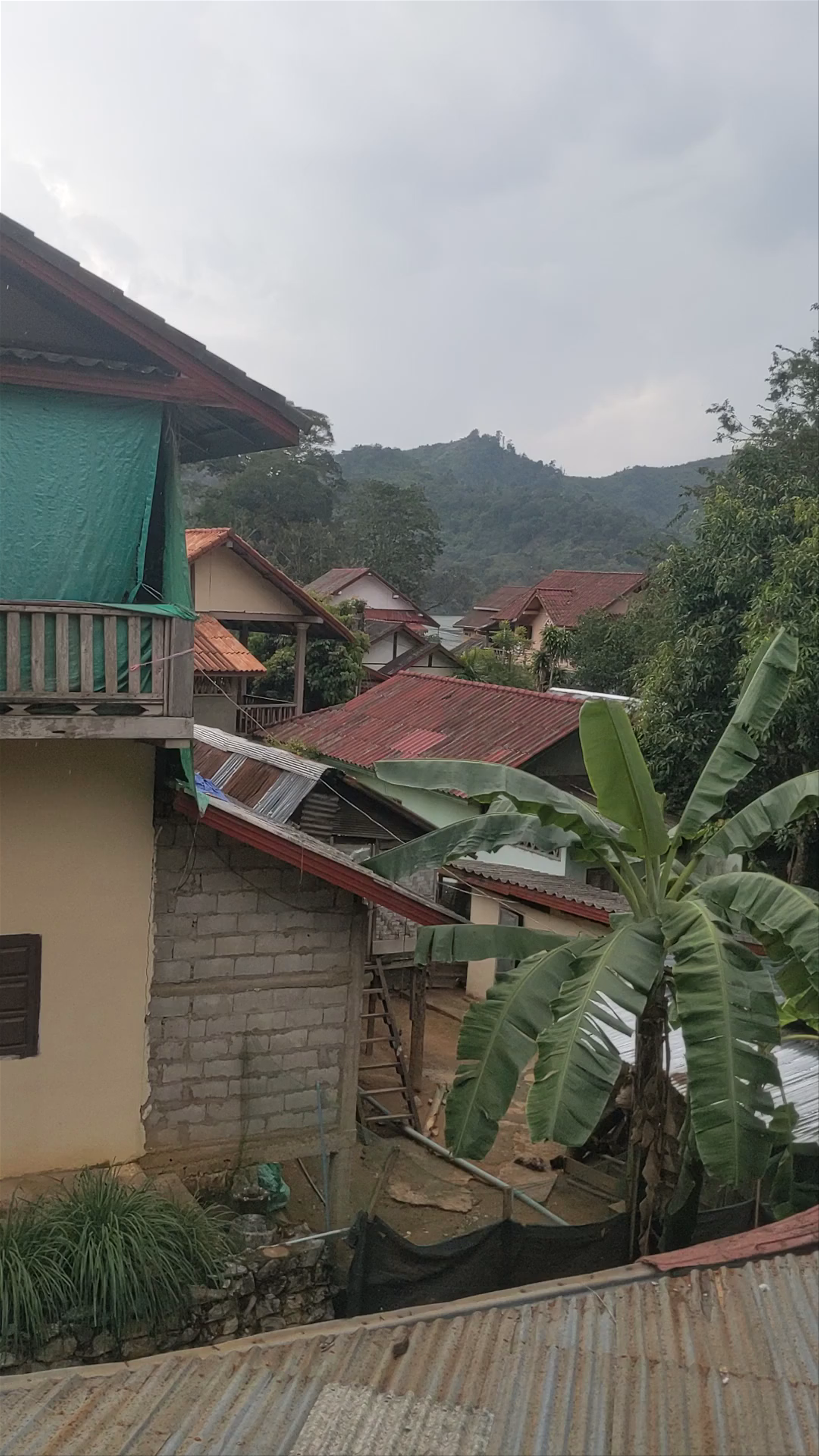 Scenic Village Life and Mountain Views at Q Bar & Restaurant - Nong Khiaw, Laos