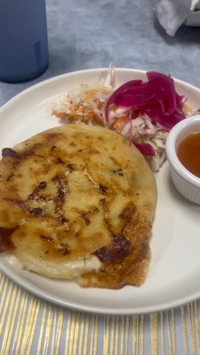 La Casa del Abuelo - Pupusa de loroco and enchilada salvadoreña - Latin American Near Me - Spring, Texas