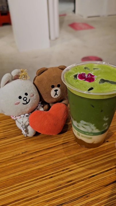 Honobono - Kahi (drink) - amazake, yuzu purée, yuzu unsweetened soda, and matcha - Food Trucks Near Me - Honolulu, Hawaii