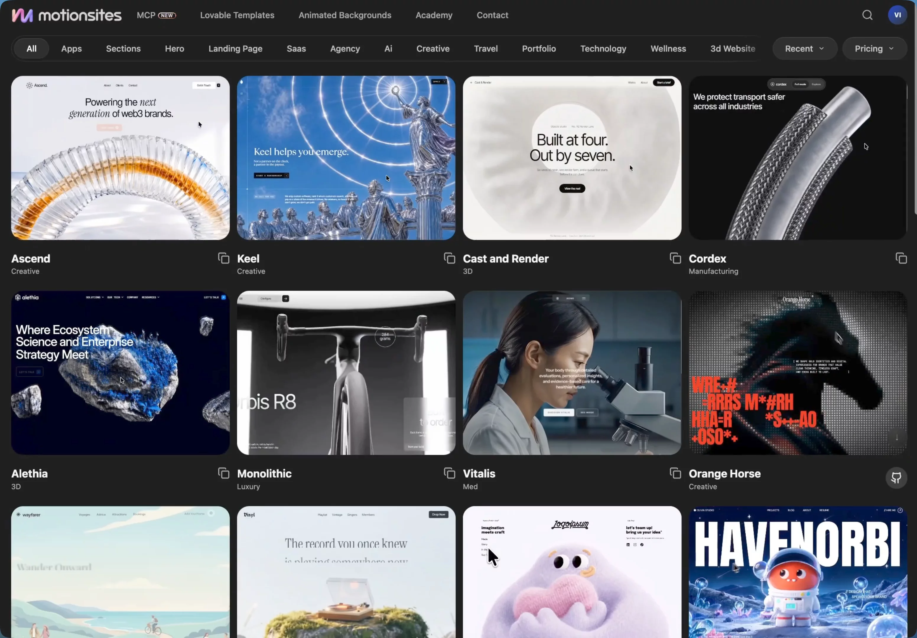 Best DESIGN Resources for inspiration, save this 👇1. motionsites.ai — 5-figure site prompts. 600+ 3D Websites, 500+ Animated gradients, motion sections. Everything's a prompt.2. navbar.gallery — every navbar pattern worth copying.3. footer.design — footers that don't feel like an afterthought.4. cta.gallery — call-to-actions that actually convert.5. 404s.design — 404 pages worth landing on.6. unsection.com — full site sections, ready to lift.7. bentogrids.com — the cleanest bento grid layouts around.8. 60fps.design — the tiny motion details that read as expensive.save this before it's gone 🔖