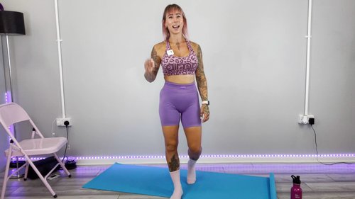 Lower body (booty) + core 25 minute follow along workout