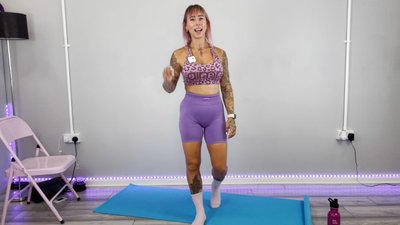Lower body (booty) + core 25 minute follow along workout