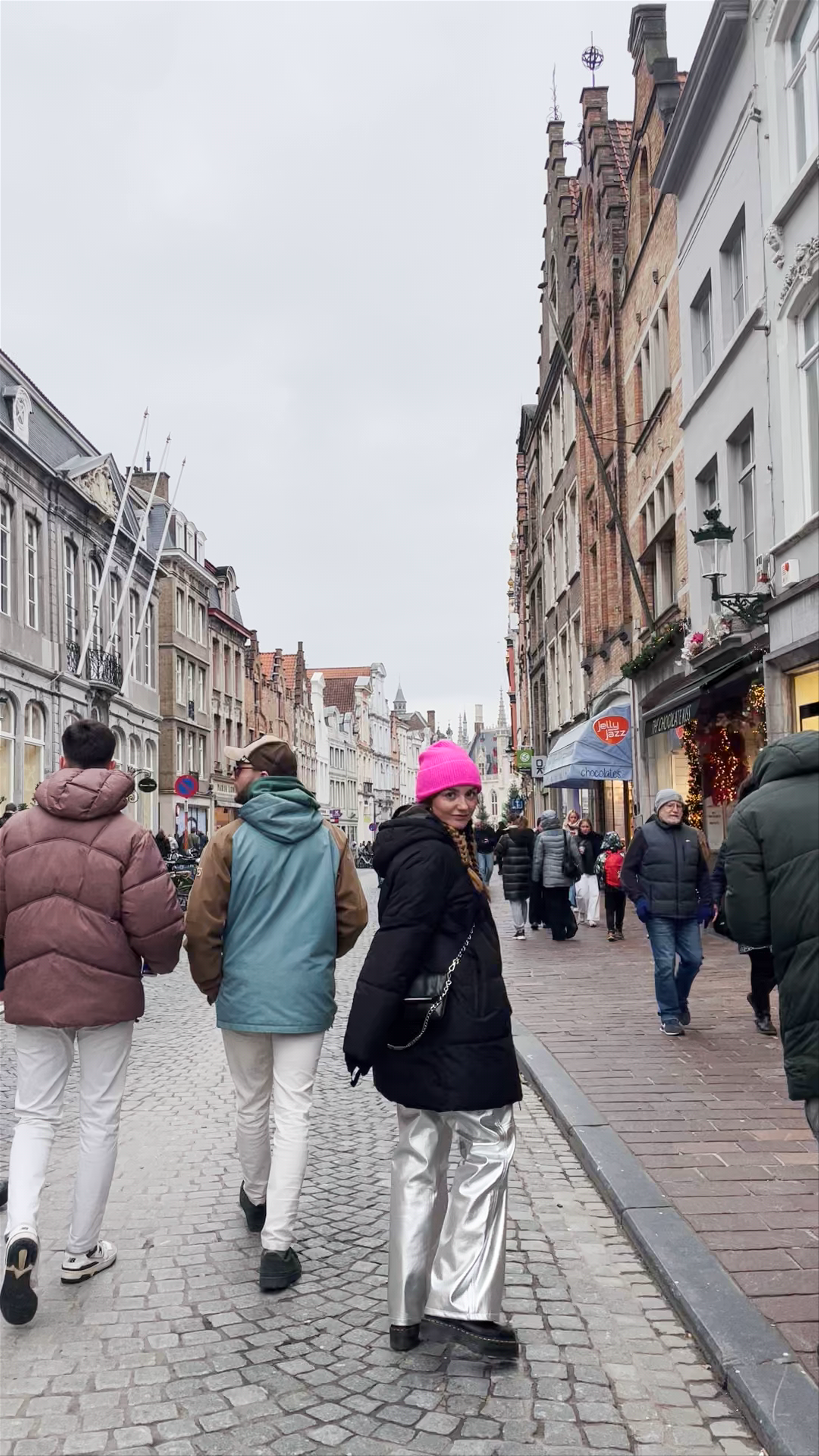 Exploring Historic Steenstraat: Winter Walk in Bruges