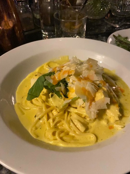 Phoenecia - Had to give a little of the ambiance and show how cute it was and how great the food is! Savor the moment! - Pizza Near Me - Seattle, Washington