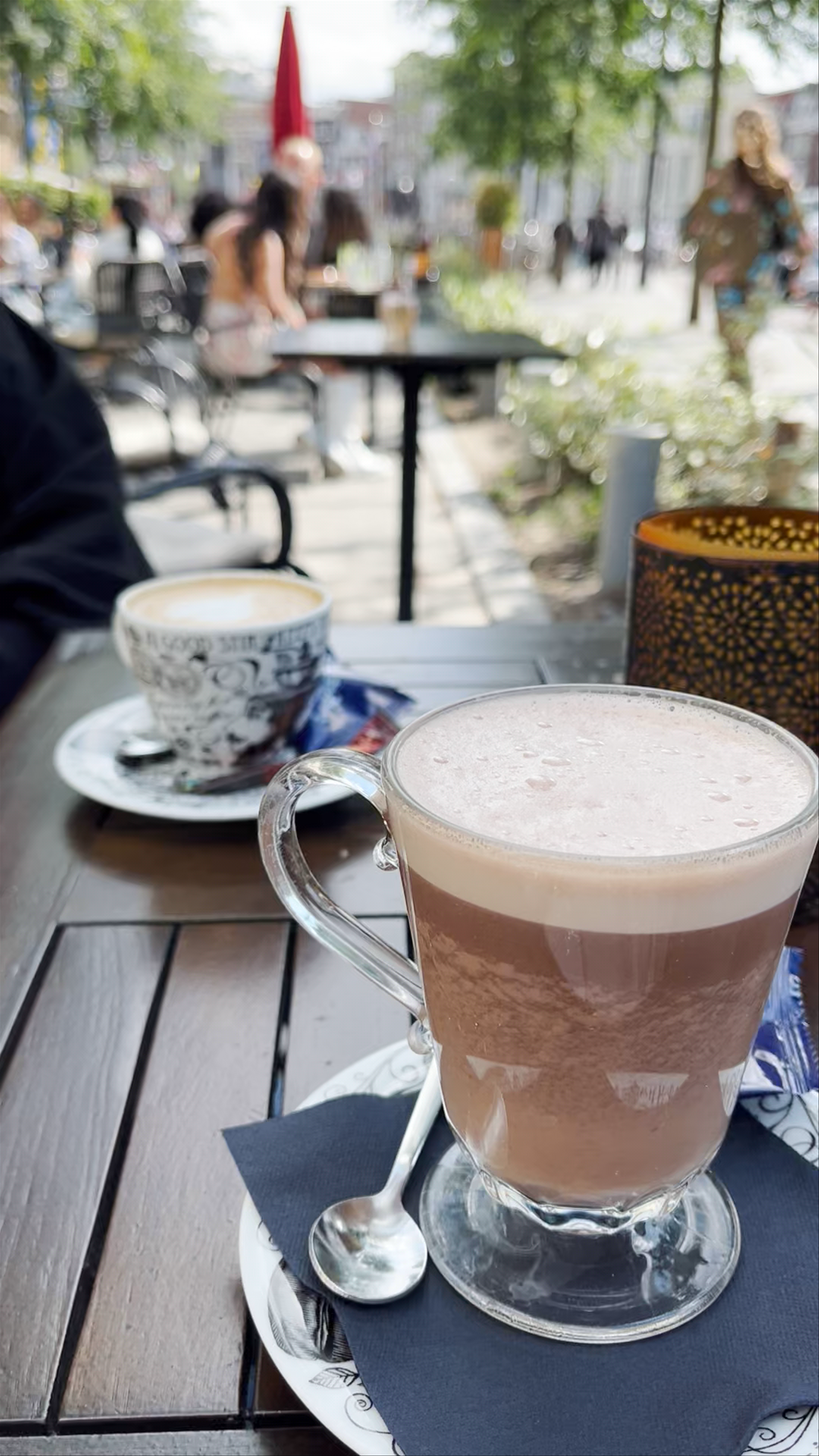 Sunny Café Vibes on Rokin, Amsterdam