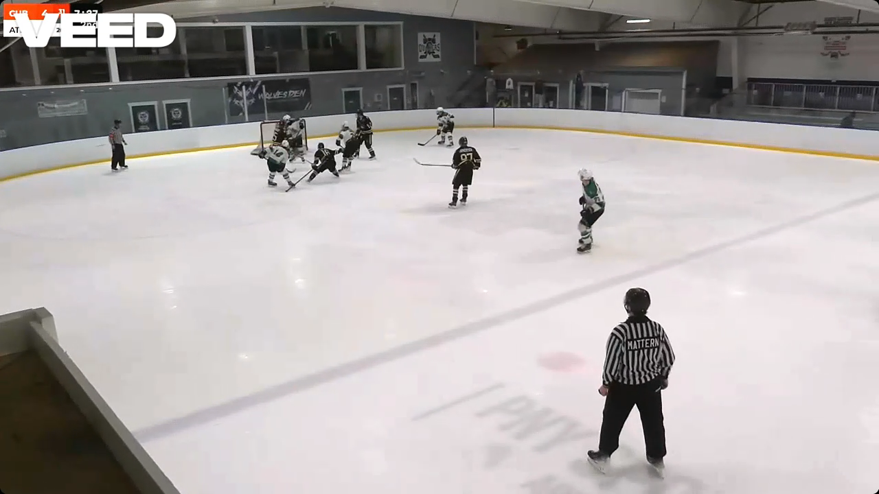 Matteo Castella box play save / Atlanta Mad Hatters - Hershey Cubs USPHL