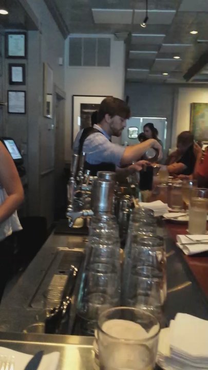 Heritage - The bartenders working their magic! - New American Near Me - Richmond, Virginia