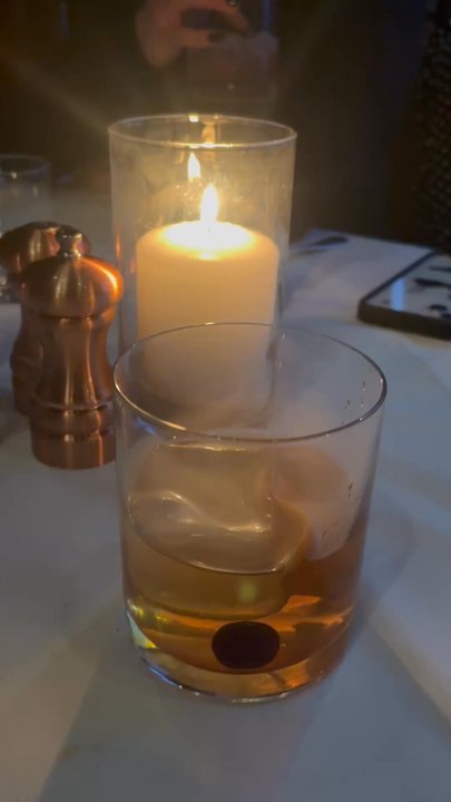 Addams Tavern - old fashioned brought to table w the smoker on top - New American Near Me - Westfield, New Jersey