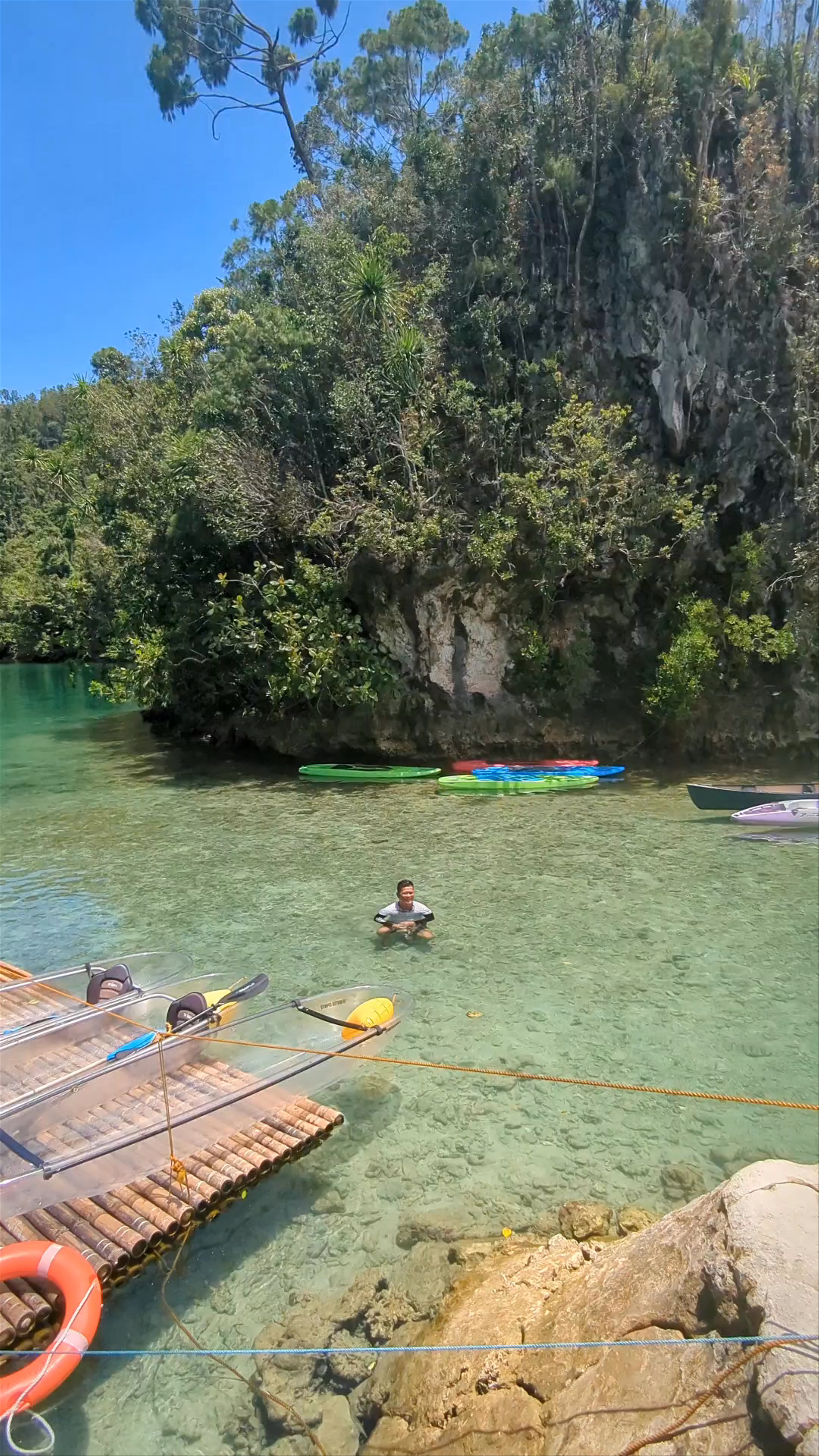 Sugba Blue Lagoon: Crystal Clear Paradise in Del Carmen, Philippines