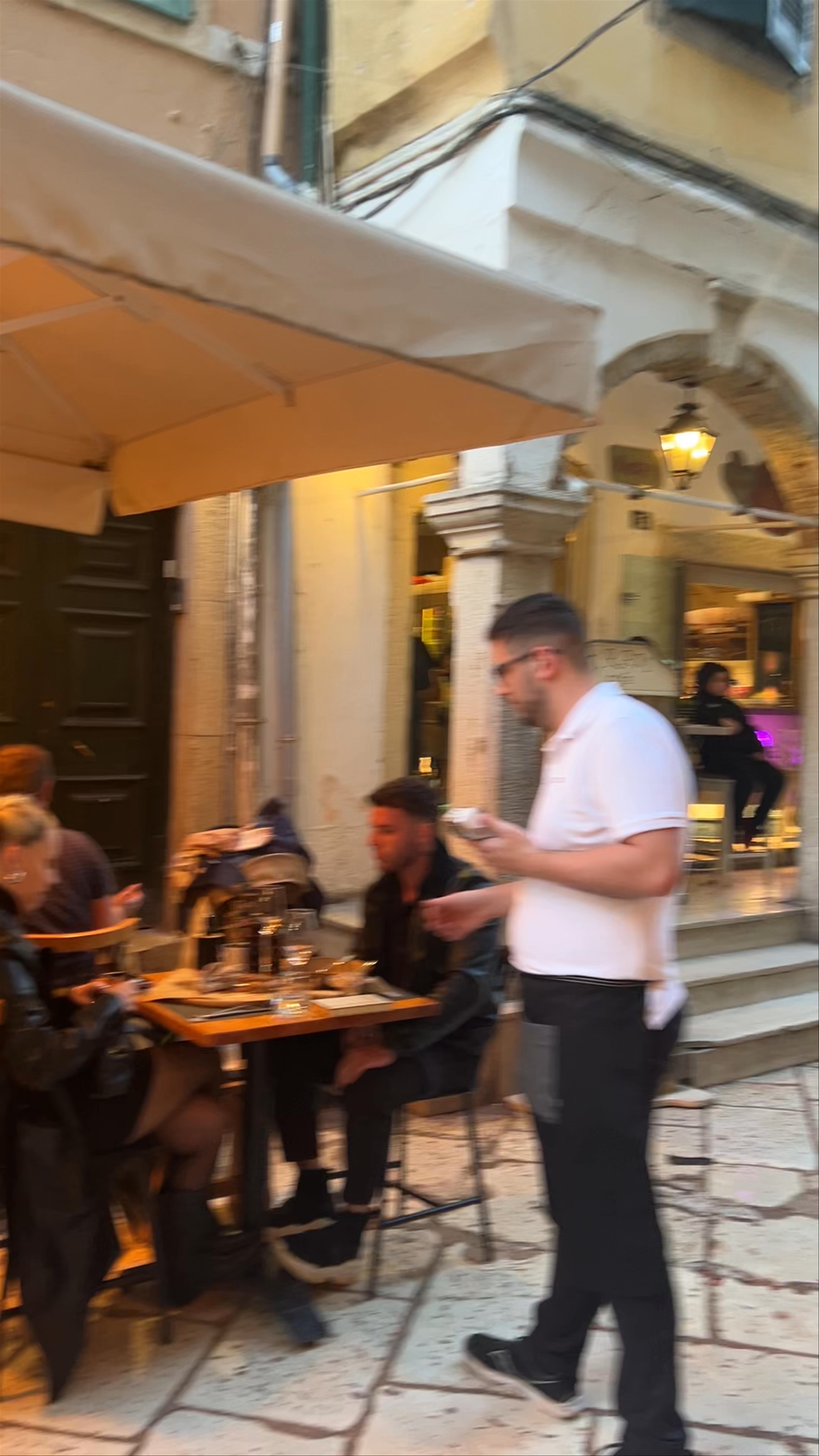 Evening Vibes at Margherita Pizza Artigianale, Corfu