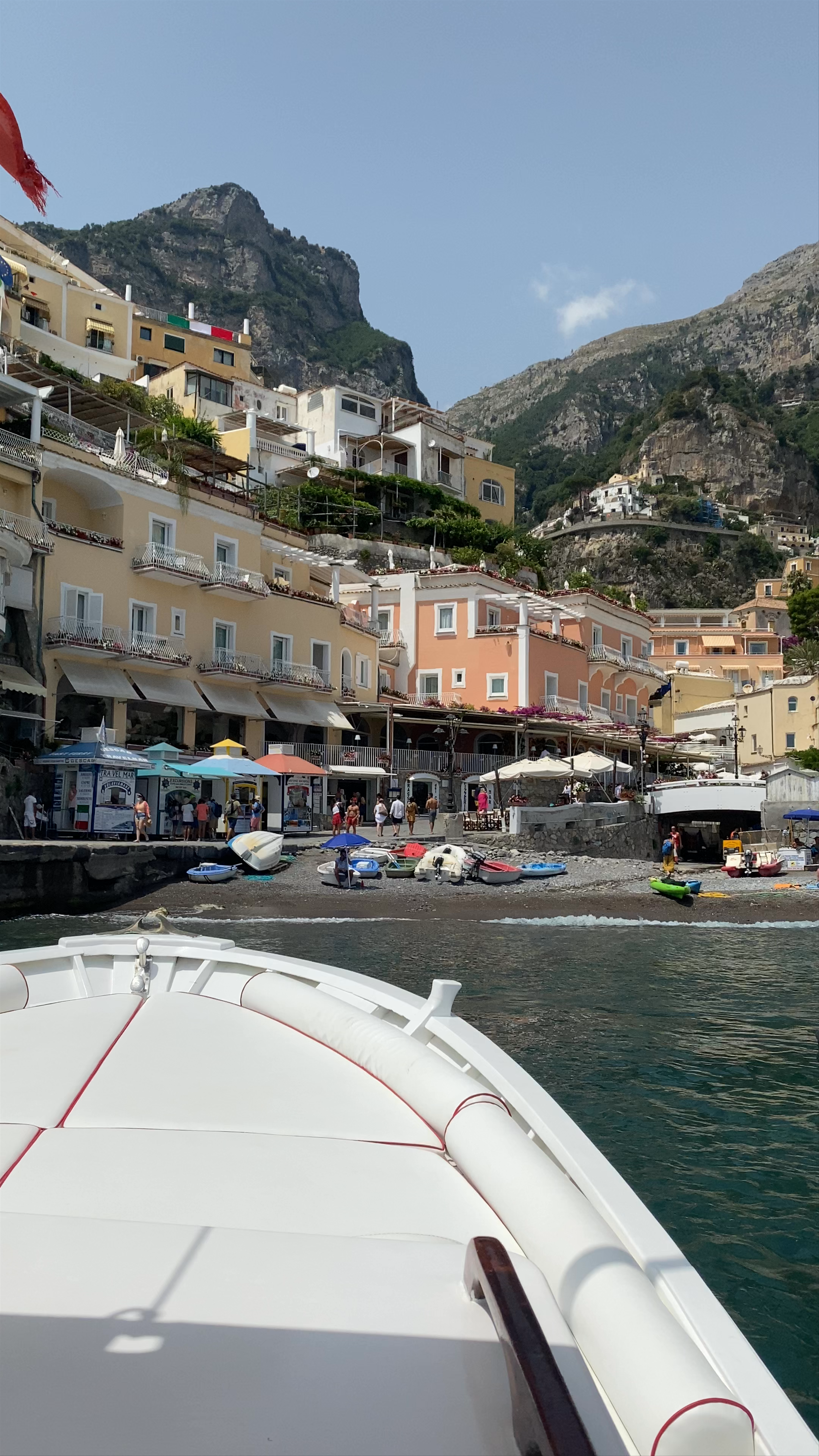 Positano Beach: Stunning Amalfi Coast Views from the Water
