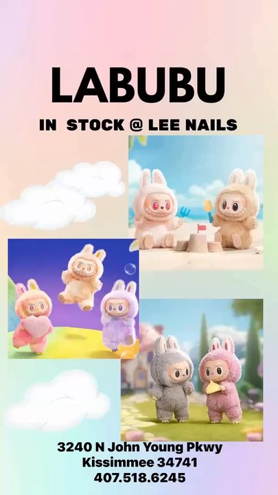 Lee Nails - #Labubu #Labubumacaron #Labubuhaveaseat #Bigintoenergy #Labubupopmart #Popmart #Labubuorlando #LabubuKissimmee #Leenailstheloop - Nail Salons Near Me - Kissimmee, Florida
