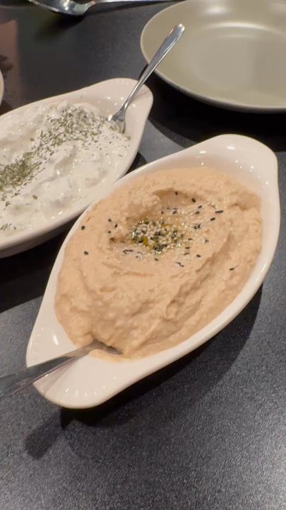 Lemon Zest - Some of the best hummus, cucumber yogurt dip, and pita! - Mediterranean Near Me - Northridge, California