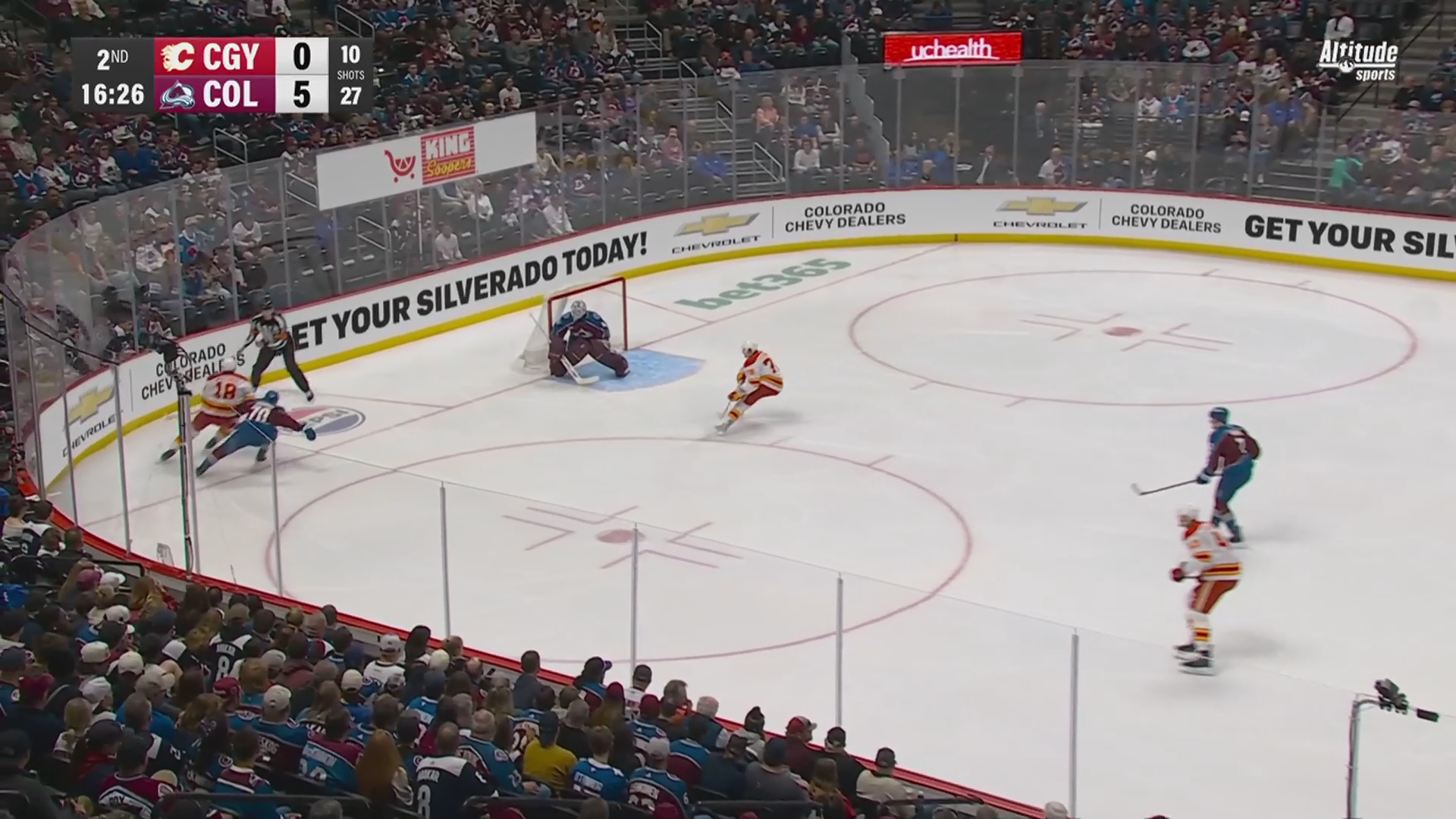 MacKinnon's 1+2 Keeps Art Ross and Rocket Richard Races Alive in Avalanche's 9-2 Rout · Mar. 30, 2026