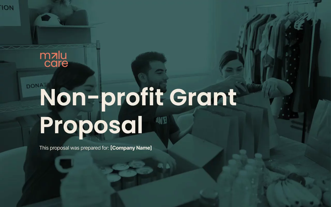 Preview of Non-profit Grant Proposal Template