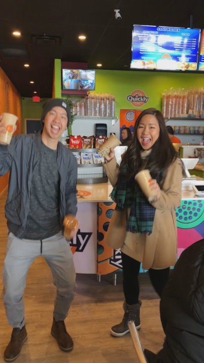 Quickly - I got my boba very quickly! Dance dance dance - Bubble Tea Near Me - West Valley City, Utah