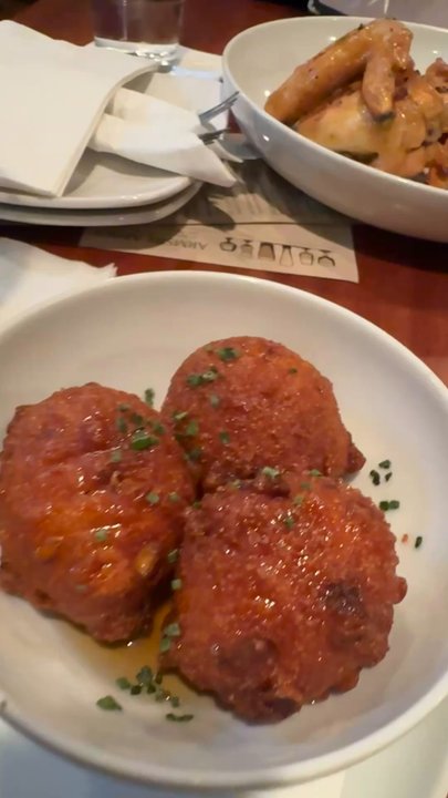 Armsby Abbey - Fritters with pieces of corn inside - New American Near Me - Worcester, Massachusetts