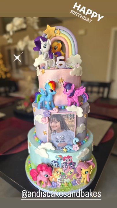 Andi’s Cakes & Bakes - My little pony - Custom Cakes Near Me