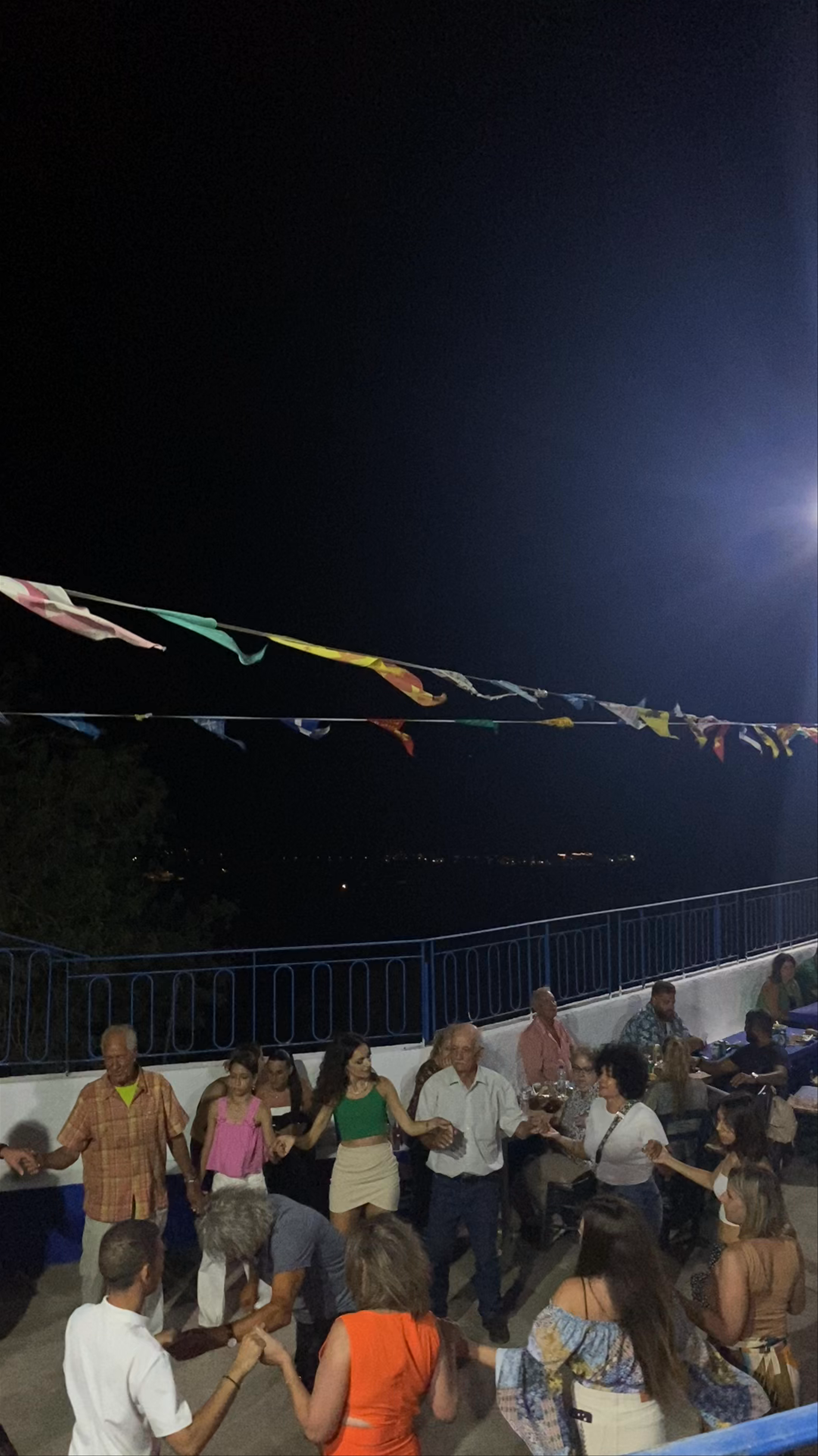 Traditional Night Dance at Prophet Elias Chapel, Kos, Greece