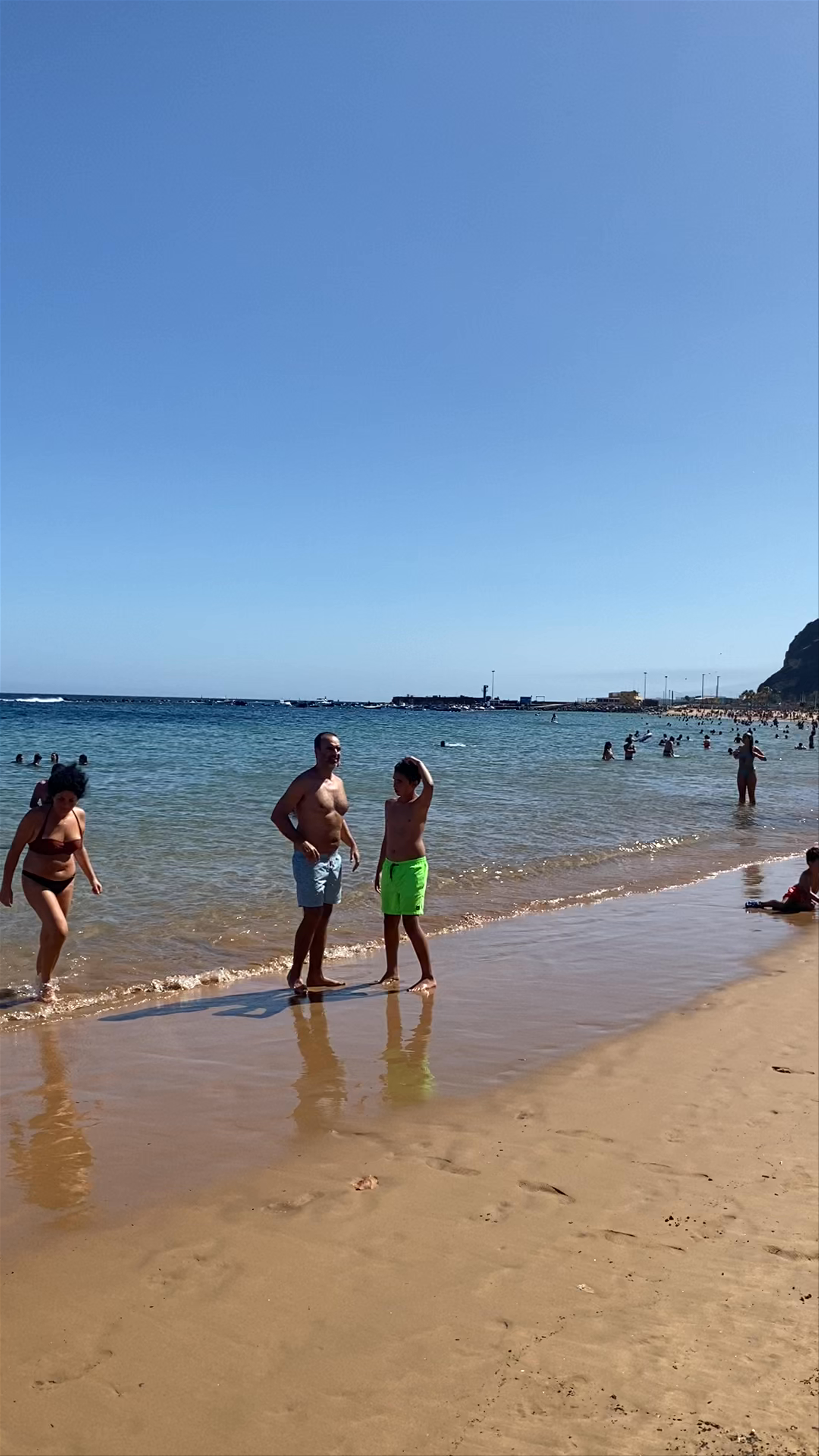 Sun-Kissed Fun at Playa Las Teresitas, Santa Cruz de Tenerife