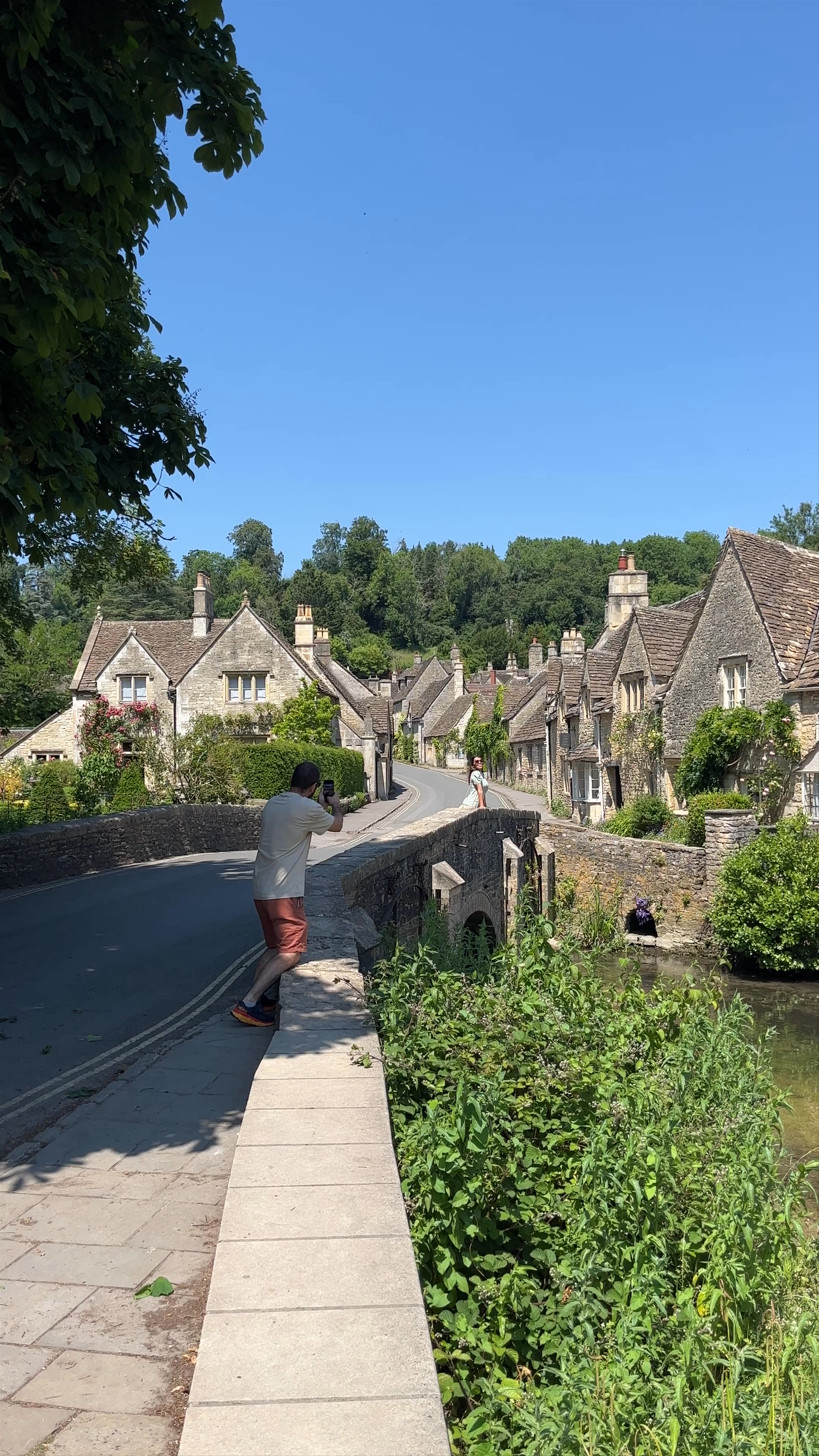 Sunlit Charm of Castle Combe: Timeless Village Beauty in Chippenham, England