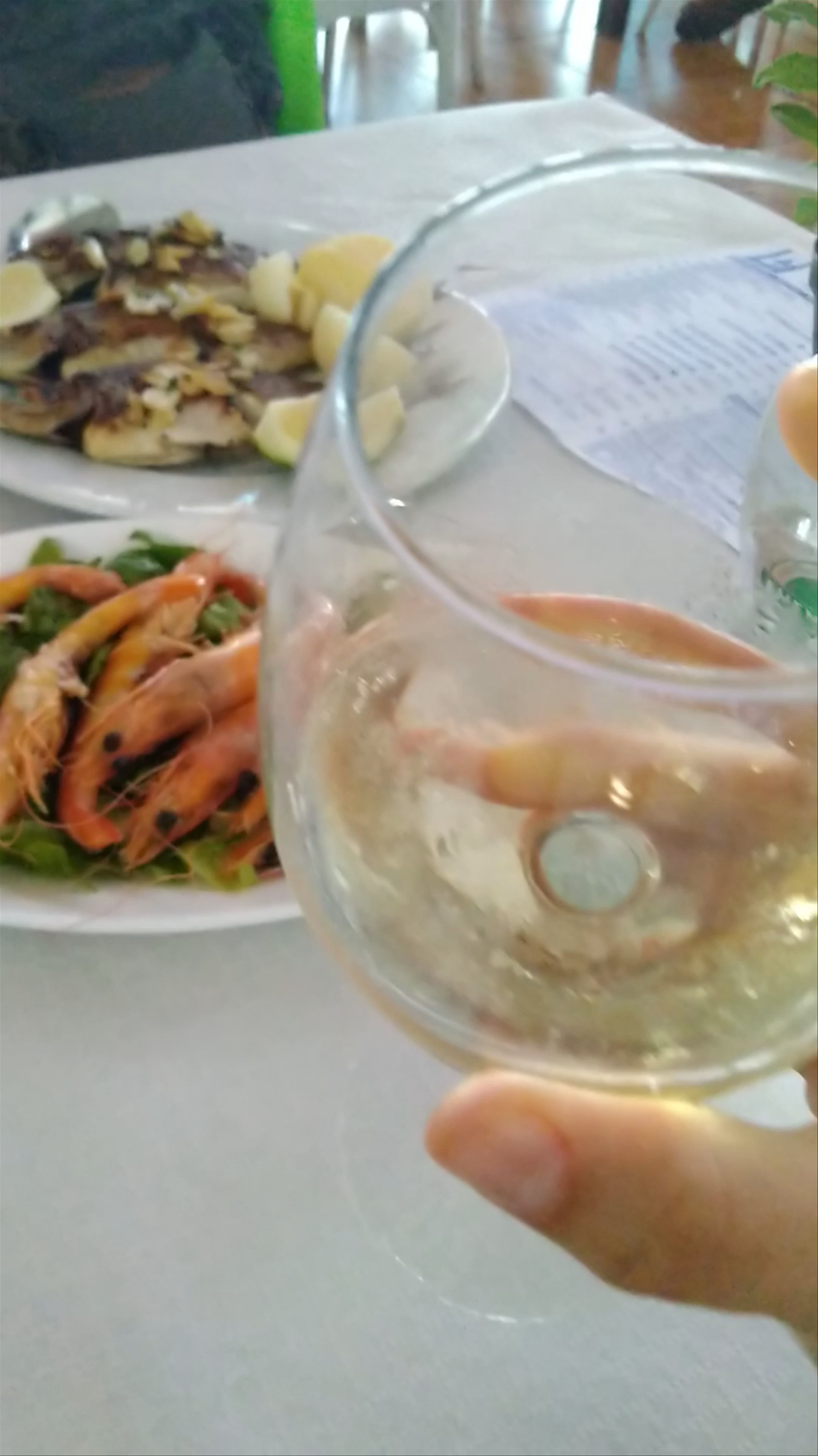 Fresh Seafood Delight at Restaurante Dedo De Dios in Puerto de las Nieves, Canary Islands