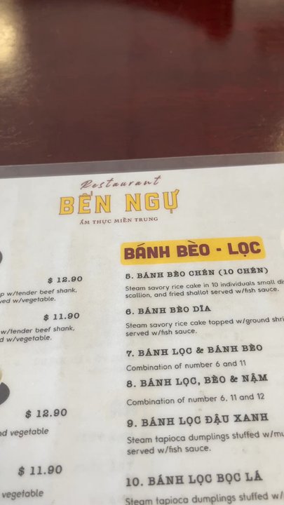 Ben Ngu - Vietnamese Near Me - Garden Grove, California
