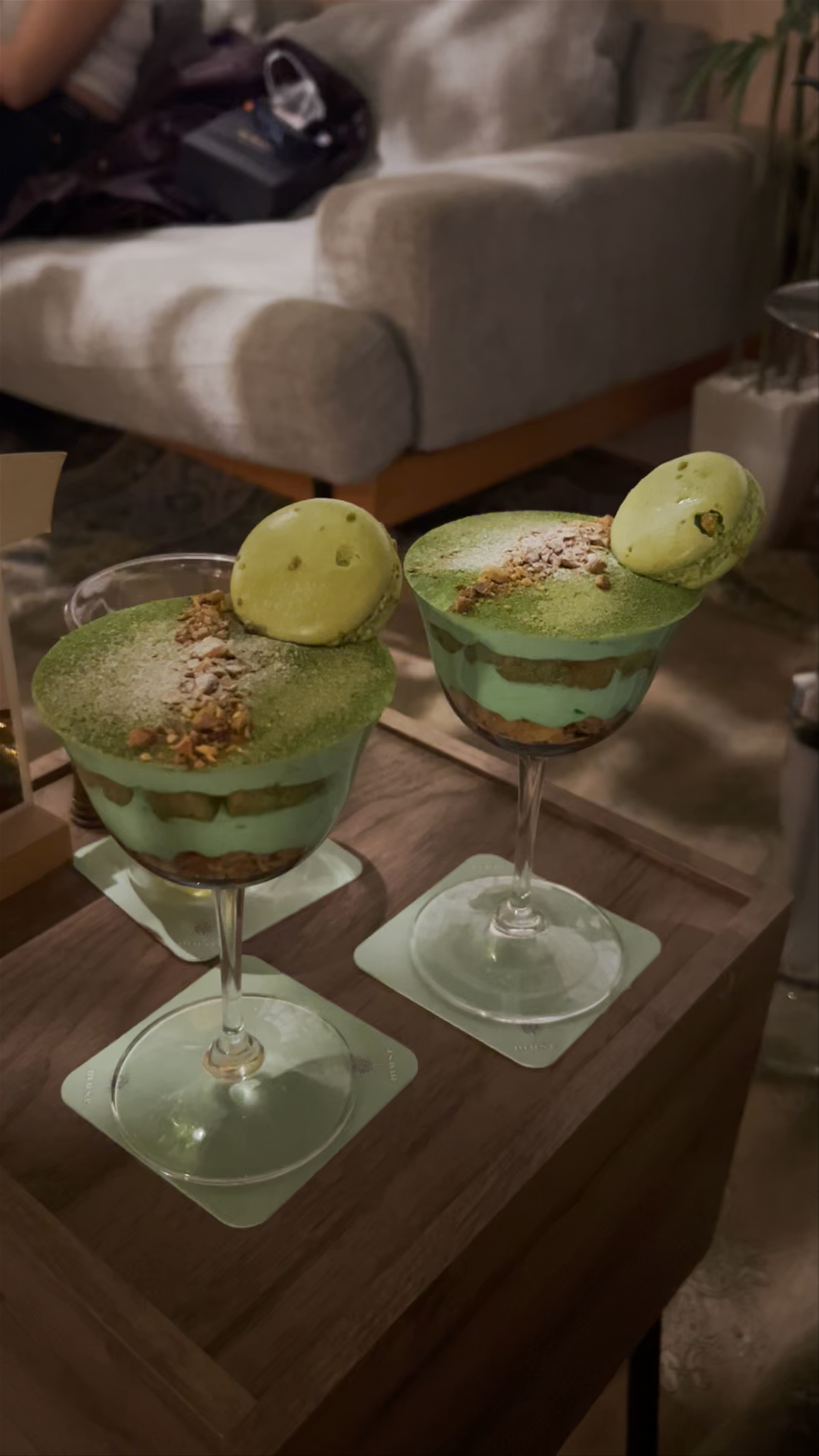 Cozy Matcha Dessert Experience at Hookah Lounge Muse Kyoto