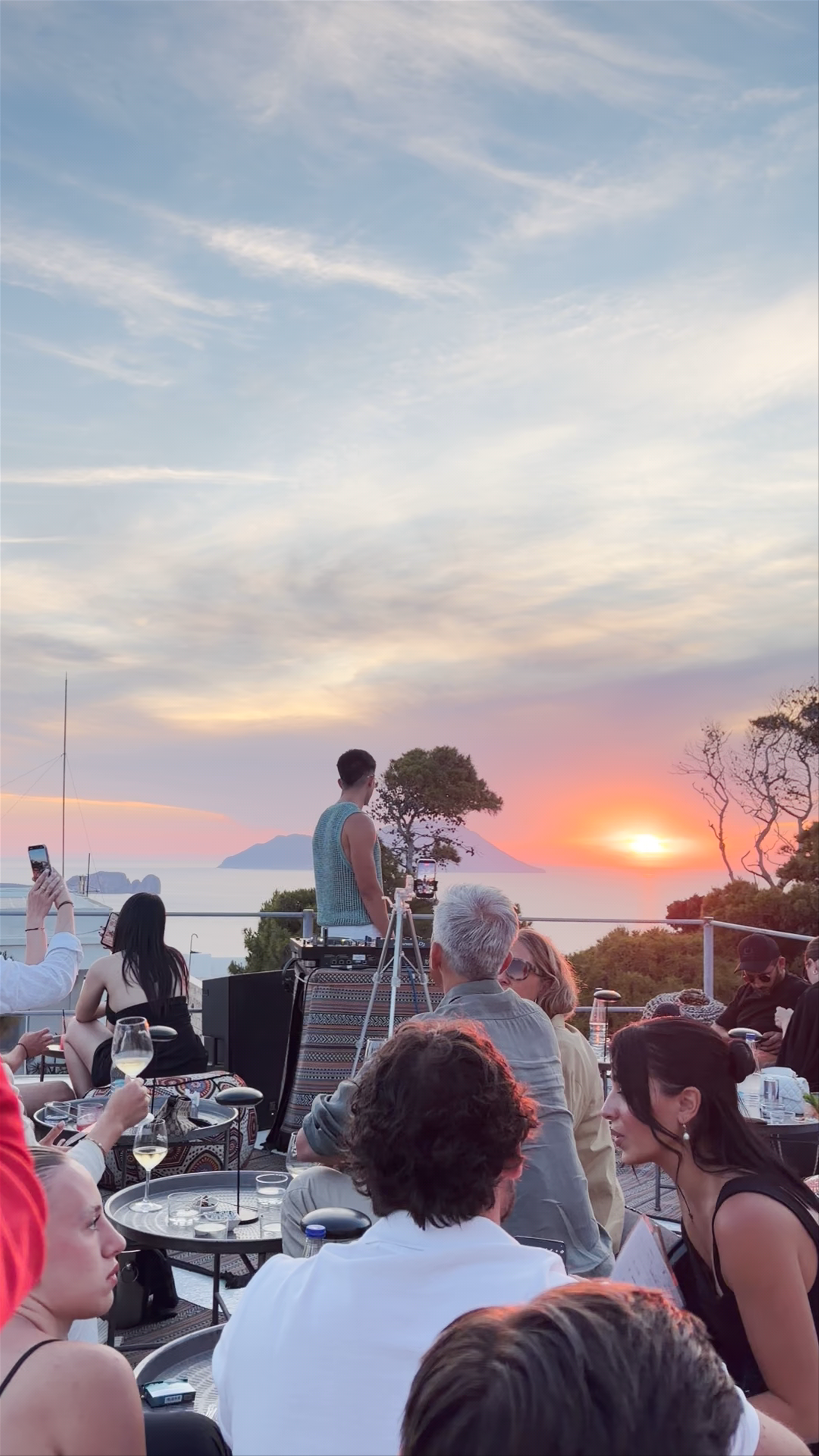 Sunset Vibes at Mosaic Milos in Plaka, Greece