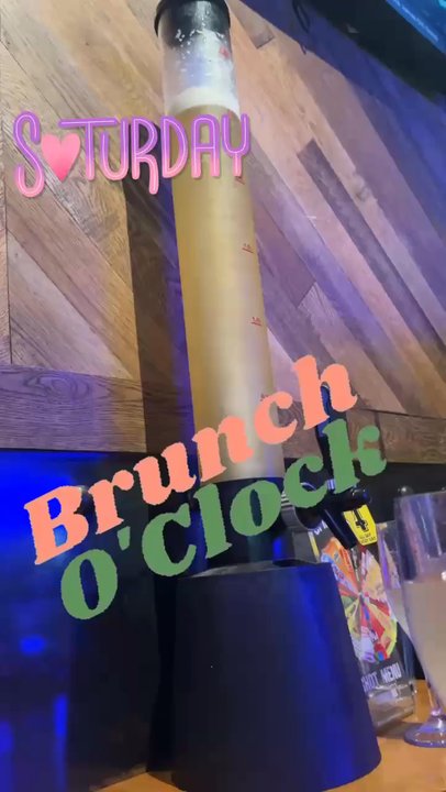Landmark Bar & Kitchen - Mimosa tower with pineapple juice! - Salad Near Me - Fort Worth, Texas