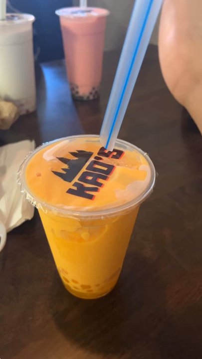 Kao's - Passionfruit boba tea - Cambodian Near Me - Elkhart, Indiana