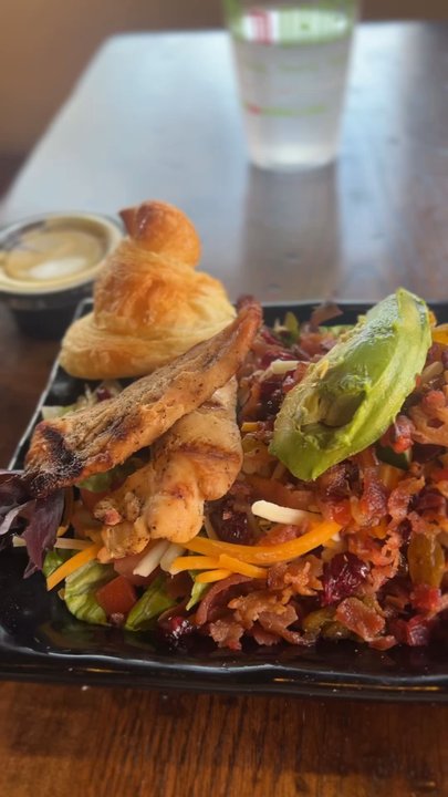 Fresh To Order - Half Cobb salad, half cream of mushroom soup - Salad Near Me - Decatur, Georgia