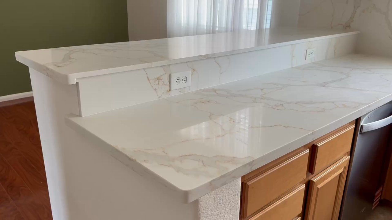 SDKB Corp - Stunning quartz countertop and backsplash with perfectly rounded edges. New sink, dishwasher, oven/stovetop install. - Interior Design Near Me - San Diego, California