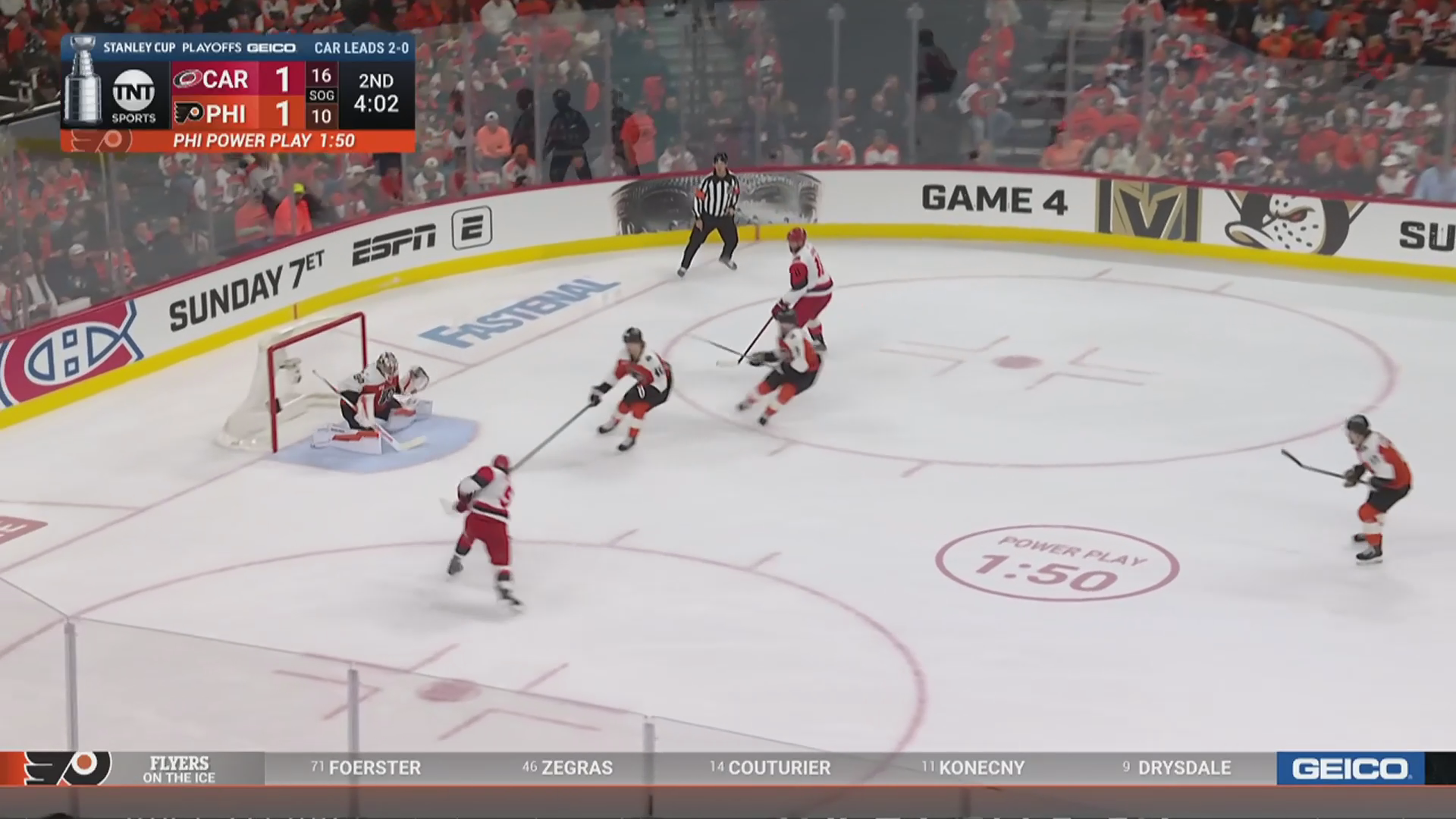 Hurricanes One Win from East Final After Suffocating Flyers in Game 3 · May 7, 2026