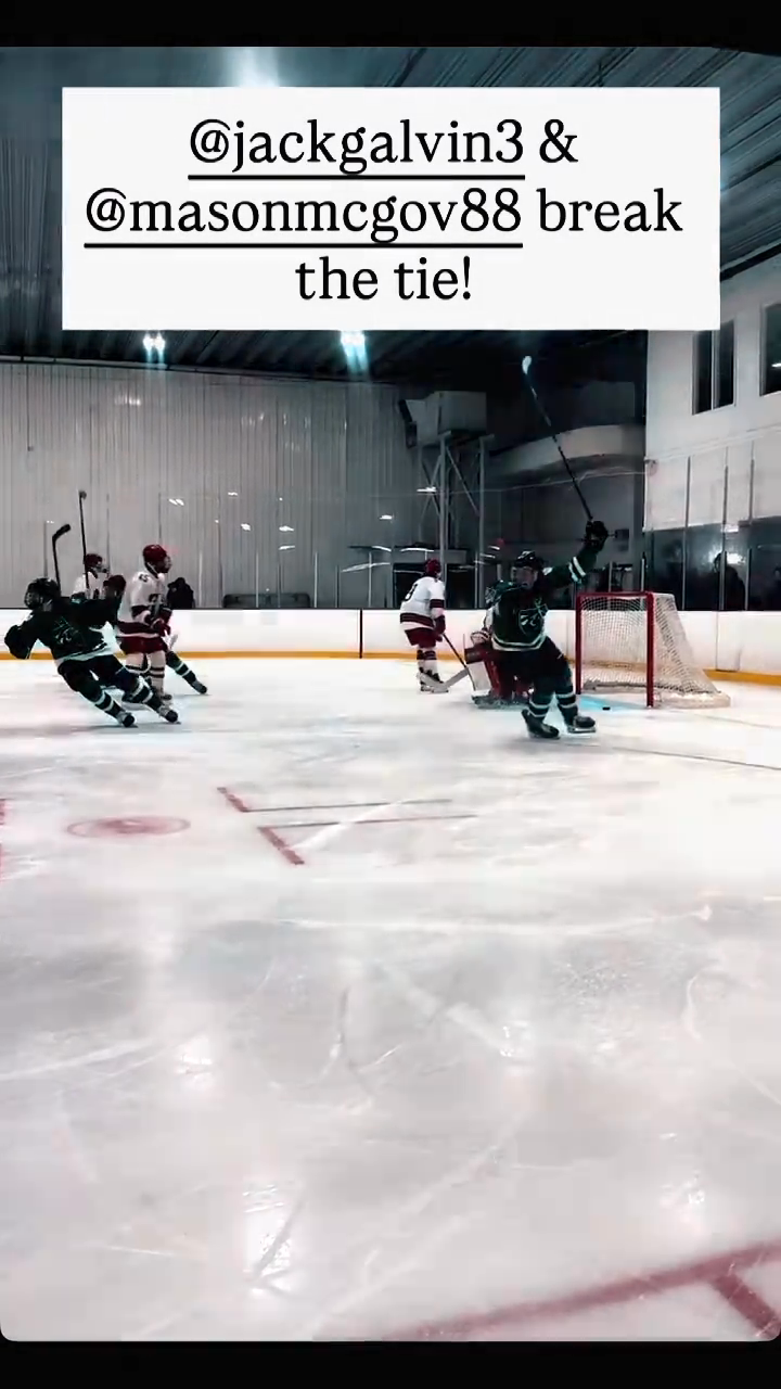 Jack Galvin gets the assist