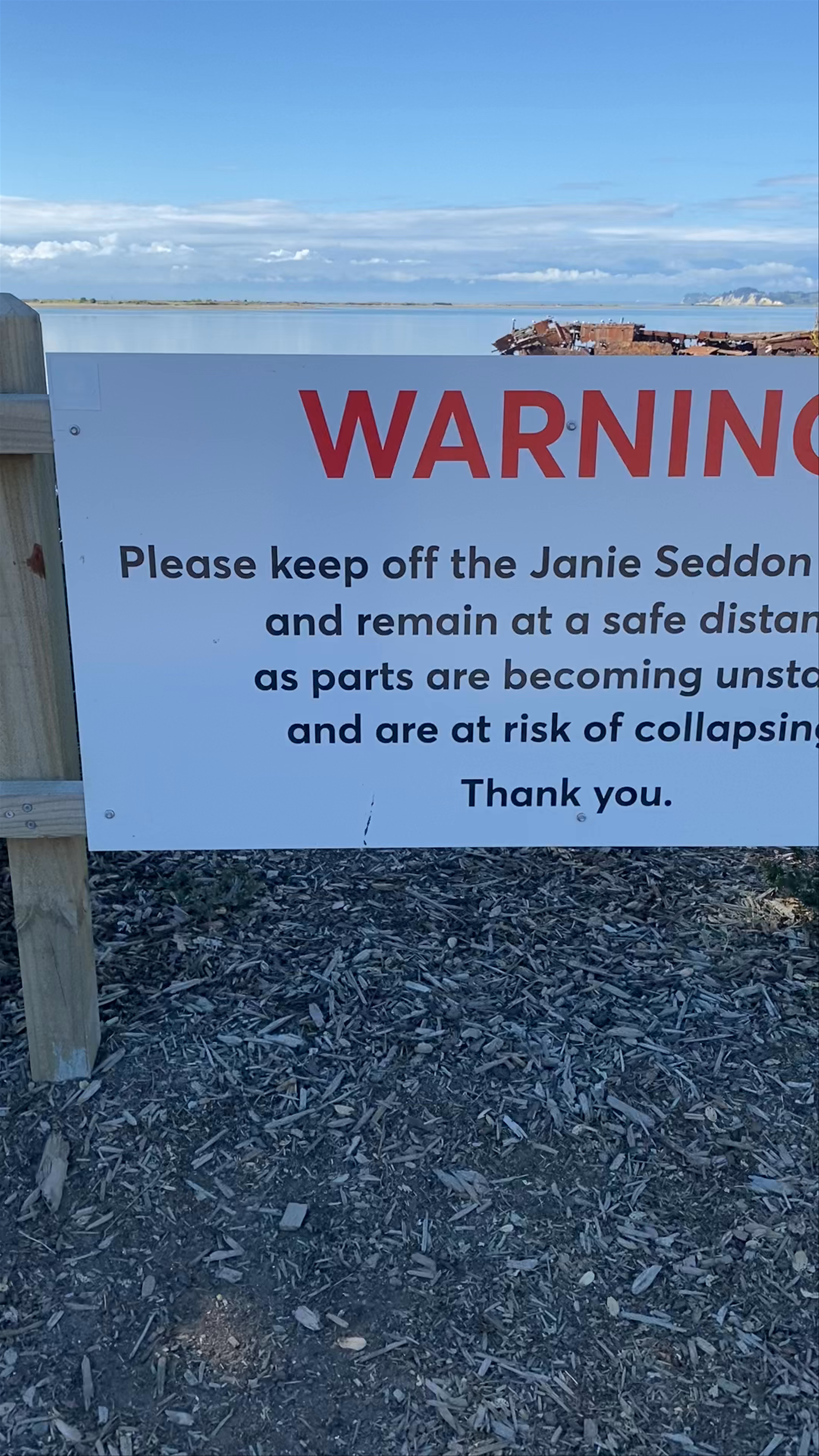 Janie Seddon Shipwreck Motueka Quay
