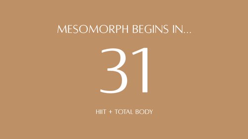 Mesomorph: Total Body {42 Minutes}