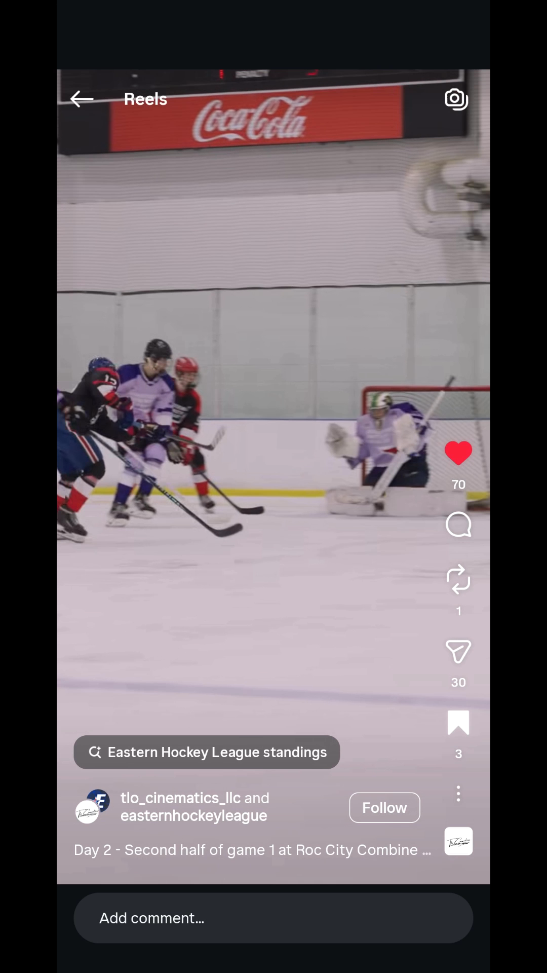 EHL Roc City Combine 🥯and all-star selection