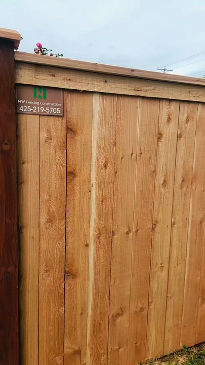 NW Fencing Construction - Fence installation Western Red Cedar fence in Monroe Washigton - Fences & Gates Near Me