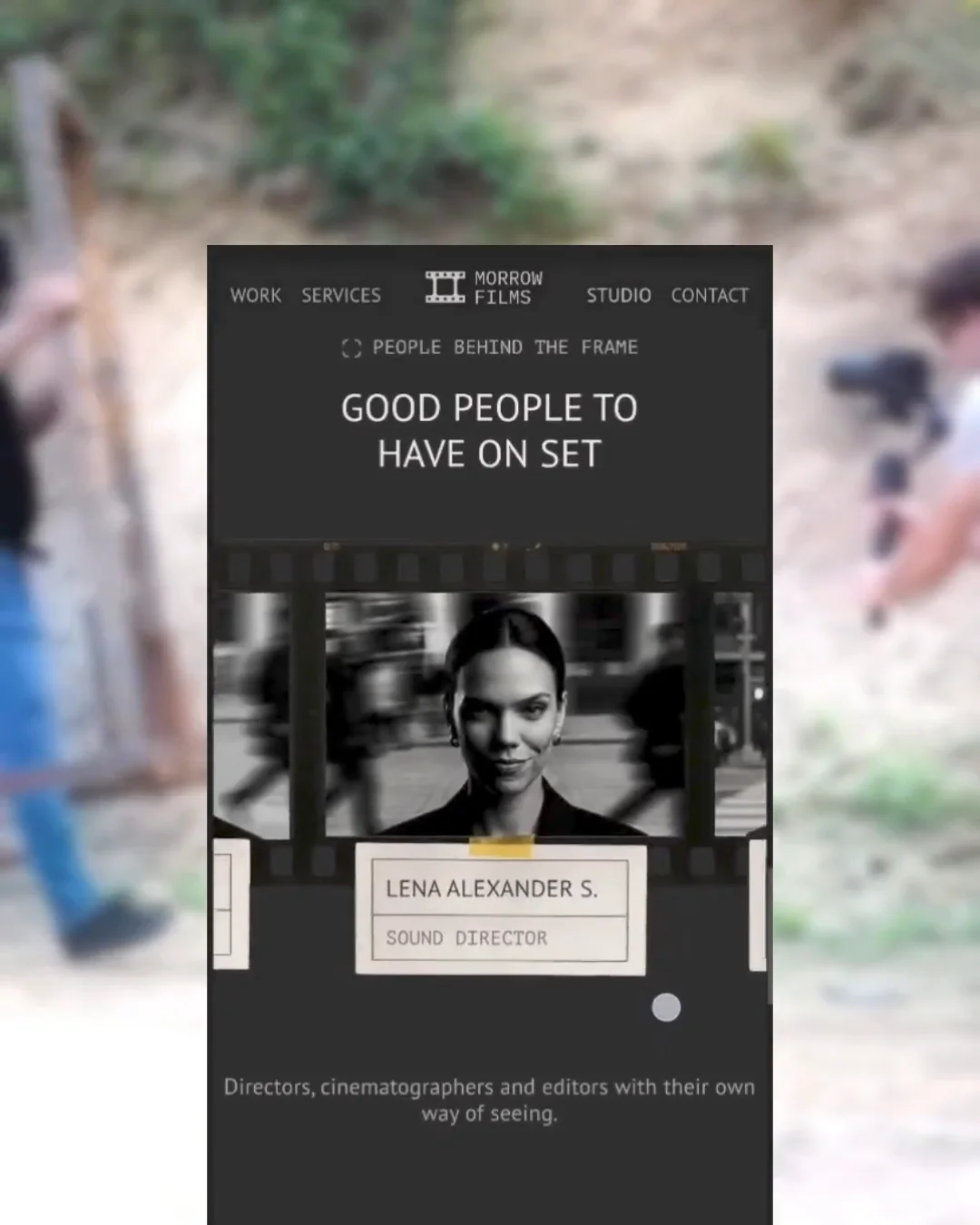 A website for an independent film production studio working across fashion, commercials, product films and documentaries.The focus was to bring the studio’s work, people and creative process together, with a cinematic feel that carries through the entire site.Designed and built in Framer. https://morrow-films.framer.website/