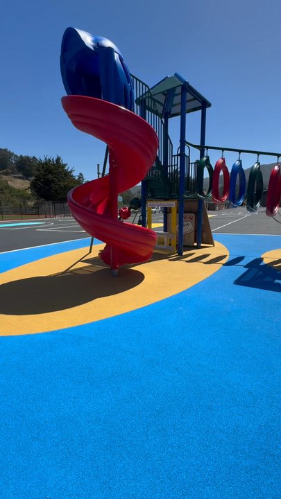 Ortega Elementary School - 2024 beautiful new playground at Ortega Elementary schools - Elementary Schools Near Me - Pacifica, California