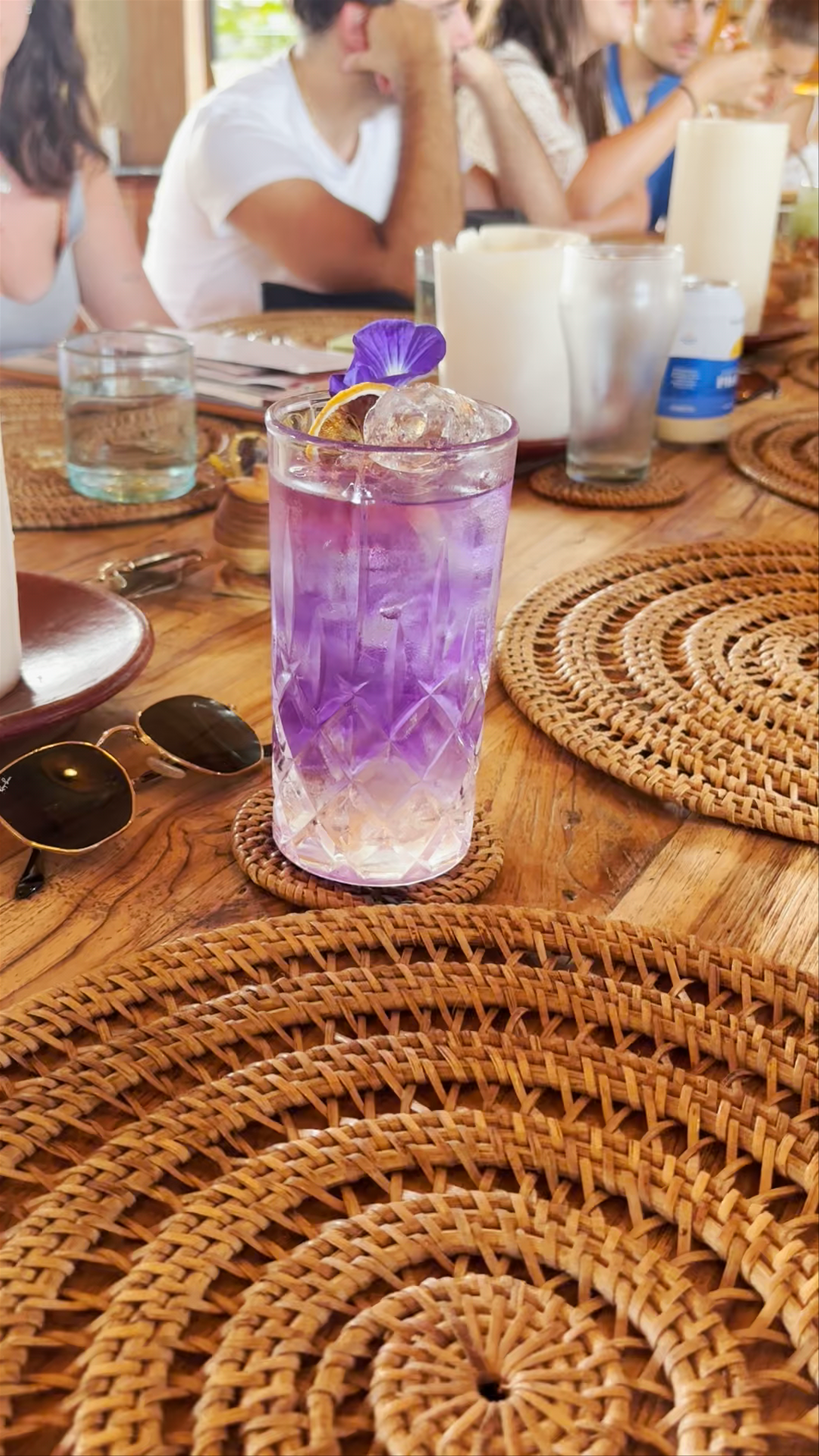 Refreshing Butterfly Pea Flower Drink Experience at Casa Curandera Bali