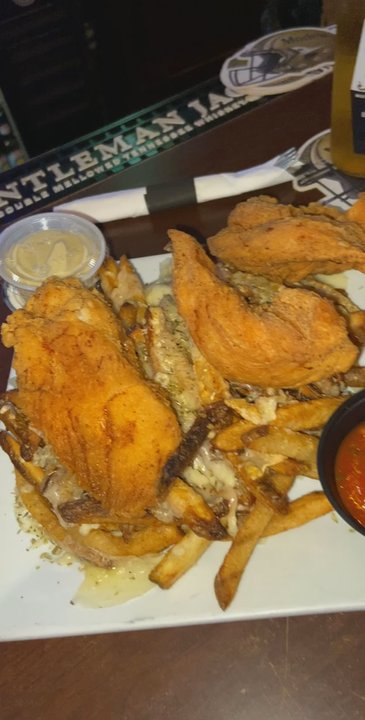Pub Webb - Chicken fingers & garlic parm fries. - New American Near Me - Philadelphia, Pennsylvania