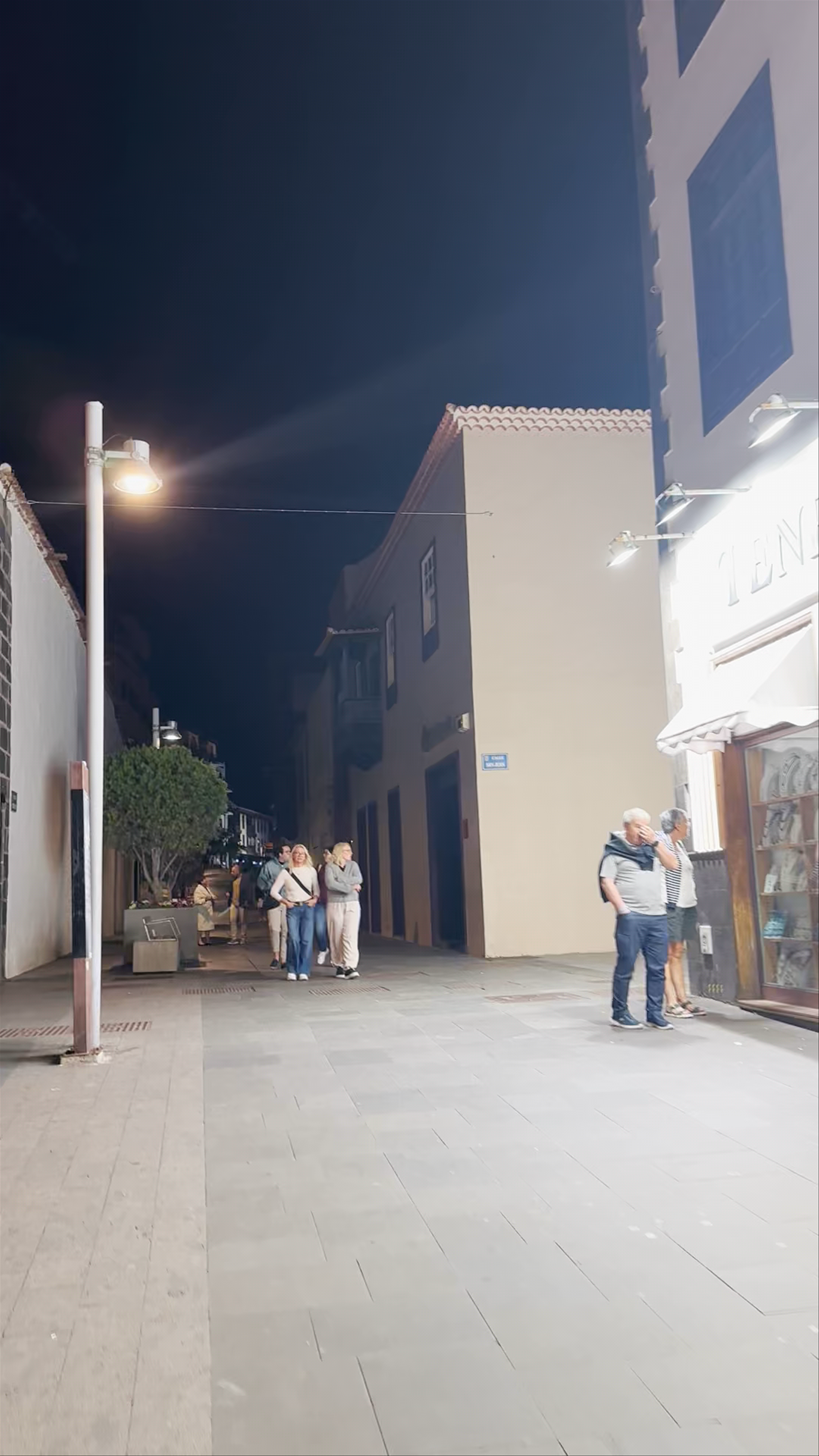 Evening Stroll Past Iglesia de San Francisco in Puerto de la Cruz