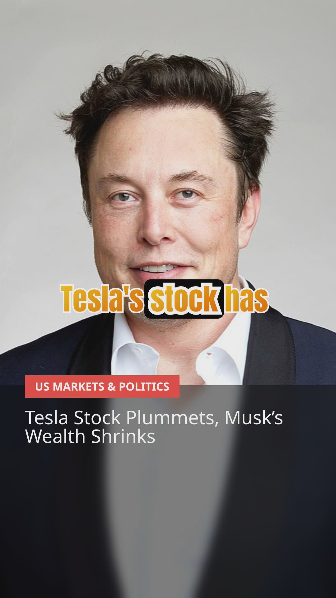 Elon Musk Faces Tesla Crisis Amid Stock Plunge